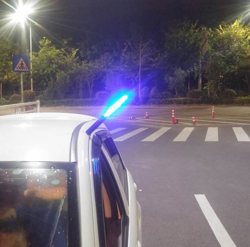SAMDO 11.0 inch Magnet Wand Baton Traffic Control Road Safety Lamp Military Survival LED Light Stick (Blue) - Image 2